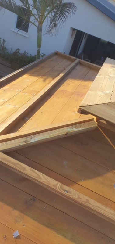 Construction d'une charpente de maison - Projet Tropato, Étang-Salé, BOISCOM