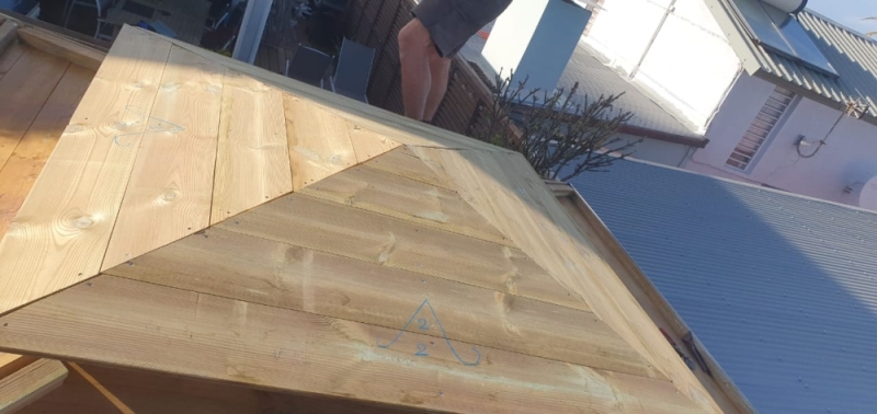 Construction d'une charpente de maison - Projet Tropato, Étang-Salé, BOISCOM