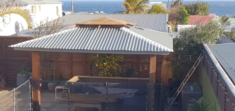 Construction d'une charpente de maison - Projet Tropato, Étang-Salé, BOISCOM