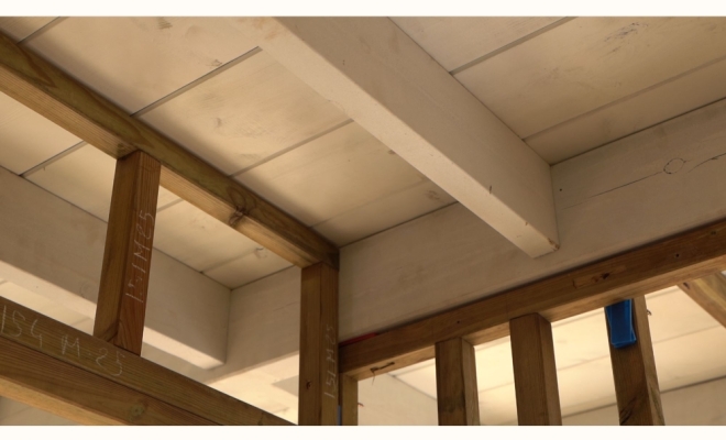 poutre bois la réunion intérieur villa