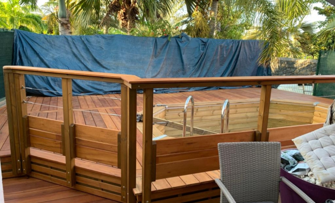 piscine bois la réunion charpente