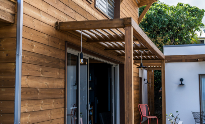 deck et abri terrasse en bois